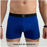 Sitztgut Boxershorts aus Baumwolle – Super Weich, Kratzfrei, Trocknergeeignet, Top Passform (Set, 3-St) Super Sitz dank 7-teiliger Schnitt statt 3-teilig, gekämmte Baumwolle