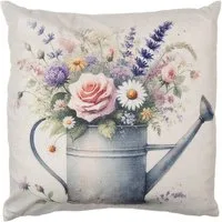 Clayre & Eef Dekokissen Landhaus, Dekokissen Kissenbezüge ohne Füllung Polyester 45x45 cm