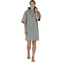 normani Badeponcho Damen Mikrofaser Badeponcho Siargao, Polyester, Kapuze, Schlupf, Bade Handtuch mit Ärmeln aus recyceltem Material