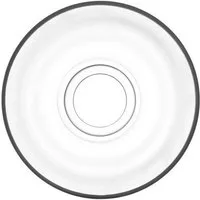 LAV Teeglas Unterteller 6-teilig,10,5 cm – Klassisch, rund & vielseitig verwendbar, 6-tlg., Glas, ø10,5 cm, 6-teilig