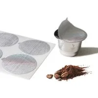GEFU Wiederbefüllbare Espresso-Kapsel Ersatz-Aroma-Sticker CONSCIO, 80 Stück