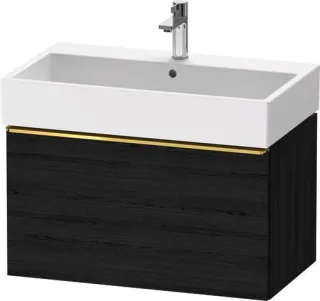 Duravit D-Neo Waschtischunterbau wandhängend Eiche Schwarz Matt 784x442x440 mm - DE4273034160000 DE4273034160000