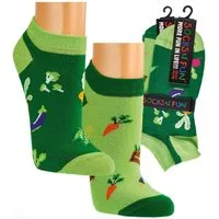 FussFreunde Sneakersocken 2 Paar witzige Fun Sneakersocken Spaß mit Socken lustige Geschenkidee (2 Paar) handgekettelte, softe Zehennaht