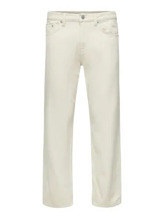 ONLY&SONS - ONSEDGE STRAIGHT ECRU 5917 PIM DNM NOOS Ecru - Gr. - 32