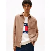 Tommy Jeans Flanellhemd TJM FLANNEL regular fit, Langarmhemd, halbgespreizter Kragen