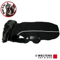 Wolters Hundemantel Winterjacke Amundsen für Mops & Co. schwarz