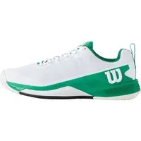 Wilson Rush Pro 4.5 Clay/Sandplatz 2025 weiss/grün Herren Tennisschuh