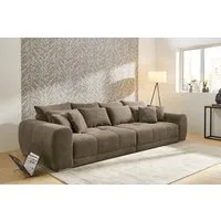 Jockenhöfer Gruppe Big-Sofa Moldau, B. 306 cm, mit Federkernpolsterung, Liegefläche 120x240 cm, Mega-Sofa, mit 4 Zierkissen & Federkern