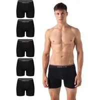 Burnell & Son Boxershorts Unterhosen aus Baumwolle für Herren Männer (Packung, Set, Spar-Pack, Spar-Packung, Spar-Set, 5-St., 5er-Pack) mit Komfortbund