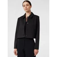 comma Jackenblazer Indoor-Jacke Scuba-Jacke im Boxy Fit