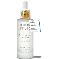 mellow NOIR Gesichtsserum Concentrated Booster 15 ml Vegan zertifizierte Naturkosmetik, Sofort straffendes Hyaluron-Serum für Gesicht & Augen