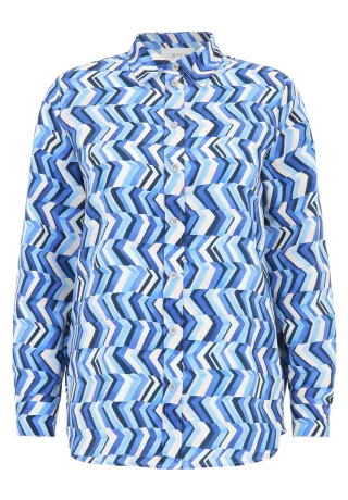 CARTOON - Hemdbluse blau - Gr. - 36