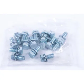 KS Tools M8 Schraube mit Unterlegscheibe 16 Stück - 826.0007-R007P