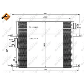 NRF Klimakondensator Jeep Grand Cherokee 35577