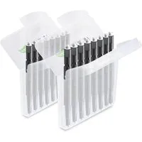 JB White Cerumenfilter 1,3 mm Cerumenfilter für Hörgeräte - Spar-Pack, Durchmesser: 1,3mm - Filter kompatibel mit Widex Nanocare Wachsschutz