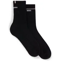 BOSS Socken 2P QS Iconic CC W (Packung, 2-Paar, 2er) mit BOSS-Logoschriftzug