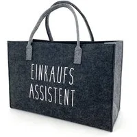 heimtexland Einkaufsshopper Universal Filztasche Einkaufstasche Filz Shopper, 24 l, Henkel Tragetasche - strapazierfähig langlebig nachhaltig