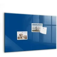 Tulup Magnettafel Glas-Notiztafel Memoboard mit Magneten, Marker und Schwamm
