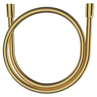 LAUFEN Kunststoff-Brauseschlauch, silberfarben, 1/2" x 1/2", mit Metalleffekt und drehbarer Verbindu H3629800001311