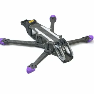 PXRC PX5 220mm 5 Inch Frame Kit 7075 Aluminum 6mm Arms for Freestyle DIY RC FPV Racing Drones Compatible with DJI O4 Air