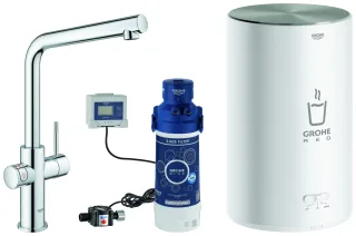 Grohe Armatur und Boiler Red Duo 30327 30327 M-Size L-Auslauf chrom, 30327001 30327001