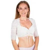 MarJo Dirndlbluse Dirndlbluse - WOLLBACH - schwarz, weiß