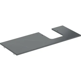 Geberit ONE Waschtisch-Platte Ausschnitt rechts für Aufsatzwaschtisch Schalenform 505145002