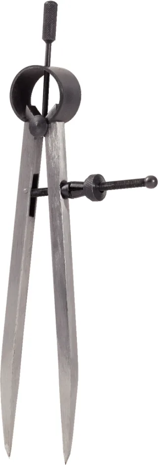 KS Tools Präzisions-Feder-Spitzzirkel - 300.0406