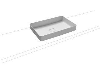 Kaldewei Waschtisch-Schale Miena, Modell 3185 ohne Überlauf 580x380, 909606003711 909606003711