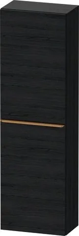Duravit D-Neo Halbhochschrank Eiche Schwarz Matt 400x240x1320 mm - DE1318R04160000 DE1318R04160000