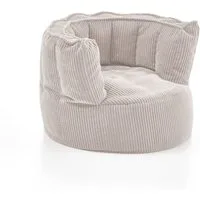 xonox.home Sitzsack, in beige aus Cord mit EPS - Perlen 75x55x72 cm