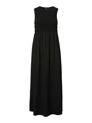 PIECES - PCBETTY SL SMOCK DRESS JRS BC Black - Gr. - M