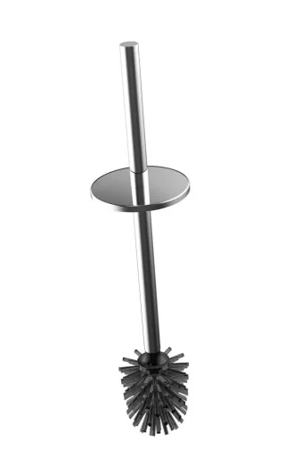 emco system 2 Bürstengarnitur Bürste schwarz, Stiel mit Deckel chrom zu 3515 001 02, 351500191 351500191