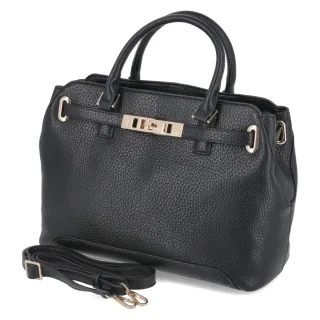 L.Credi Handtasche RENATE - Gr.  - Schwarz - Synthetik