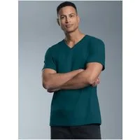 Trigema T-Shirt TRIGEMA T Shirt aus Biobaumwolle mit V-Ausschnitt (1-tlg)