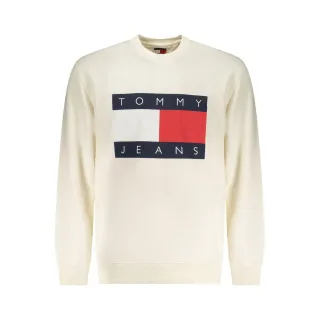 Tommy Hilfiger Herren Sweatshirt aus weißer Baumwolle