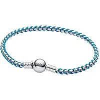 Pandora Silberarmband Damen-SilberVeneziakette Türkis