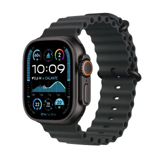 Apple Watch Ultra 2 schwarz mit Ocean Armband schwarz | mx4p3fd/a?at |