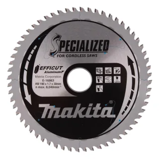 Makita EFFICUT Sägeblatt 190x30x60 Aluminium - E-16863