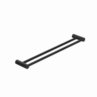 Kludi VELA R Doppel-Badetuchhalter Länge = 600MM mattschwarz, 5898839 5898839