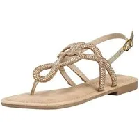Lazamani Lazamani Sandalen Leder/Textil Zehentrenner