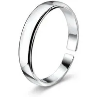 schmuck23 Zehenring Zehenring Zehring fein schlicht zeitlos 925 Silber Ring Damen Fuß