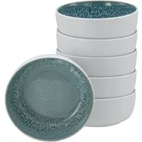 OTTO home Müslischale modernes Schüssel-Set Novalee, Geschirr-Set, Bowl, Steinzeug, (Set, 6-tlg), hohe Haltbarkeit, spülmaschinen- & mikrowellengeeignet, Reaktivglasur
