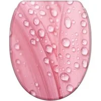 Sanilo WC-Sitz Pink Flower mit Absenkautomatik & Quick Release, Premium Toilettendeckel, abnehmbar, leichte Montage von oben