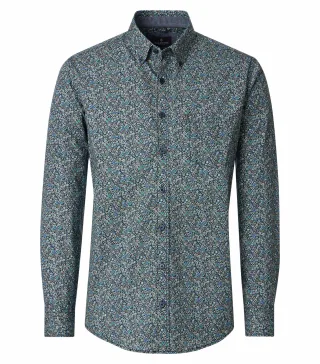 CASAMODA - Freizeithemd blau - Gr. - XXL