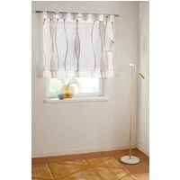 OTTO home Raffrollo Dimona, mit Schlaufen, Transparent, Voile, Polyester