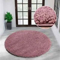 OTTO home Hochflor-Teppich Viva Shaggy, in Standard- und Premium-Qualität, 30 mm oder 45 mm Höhe, rund, Uni Farben, einfarbig, weich, kuschelig, Läufer, Kundenliebling