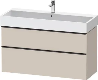 Duravit D-Neo Waschtischunterbau wandhängend Taupe Matt 1184x442x625 mm - DE43750BD910000 DE43750BD910000