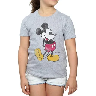 Disney - "Classic Kick" T-Shirt für Mädchen (Grau)
