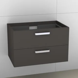 Artiqua 414 Waschtischunterschrank für Venticello 41048J, 41048L Stahlgrau, 414-WU2L-V104-7142-88 414-WU2L-V104-7142-88